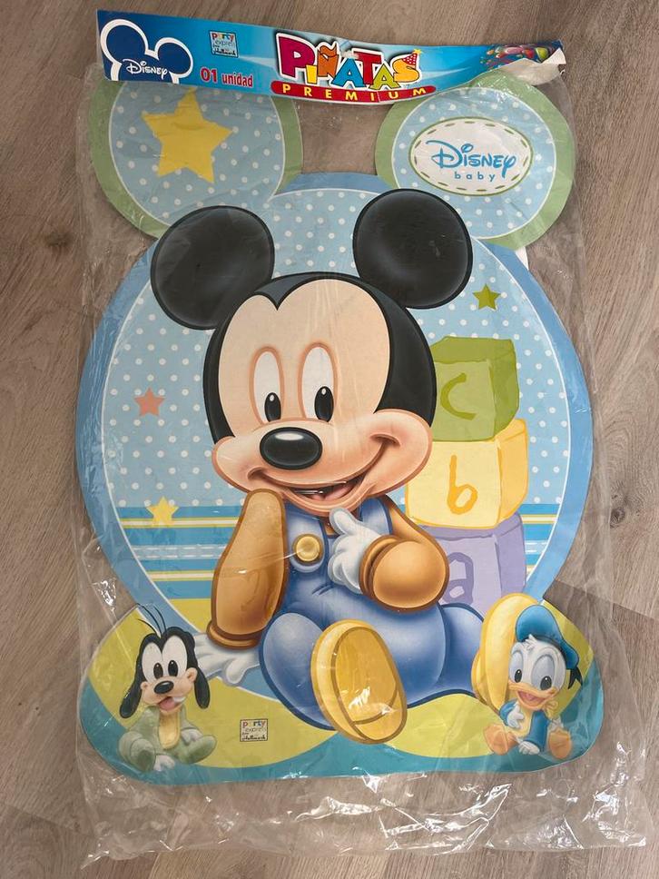 Disney Baby Mickey Pinhata Piñata, Kinderen en Baby's, Speelgoed | Educatief en Creatief, Nieuw, Knutselen, Ophalen of Verzenden