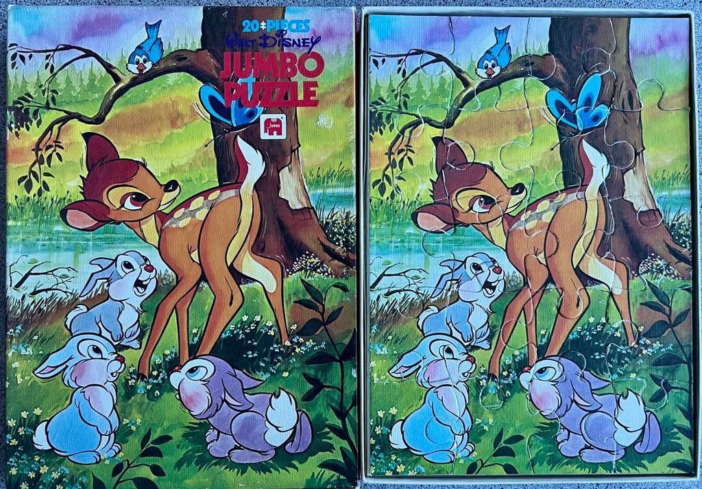 Vintage Jumbo kinderpuzzel 20 stukjes, Ophalen of Verzenden