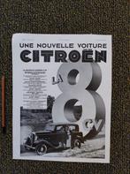 Citroën reclame uit 1932, Verzamelen, Ophalen of Verzenden, Gebruikt, Auto's