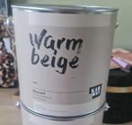 Karwei muurverf warm beige nieuw, Ophalen of Verzenden, Zo goed als nieuw