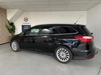 Ford Focus Wagon 1.6 EcoBoost Titanium Airco, Leder, Trekhaa, Auto's, 1258 kg, Gebruikt, Zwart, 4 cilinders