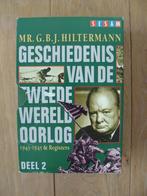 Geschiedenis van de WOII deel 1 en 2 - Mr. G.B.J. Hiltermann, Algemeen, Ophalen of Verzenden, Zo goed als nieuw, Tweede Wereldoorlog