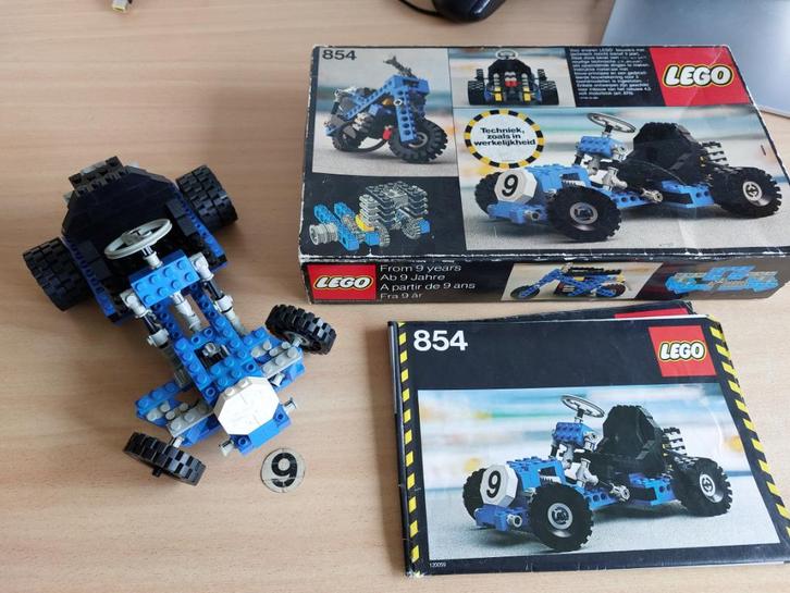 Lego Technic 854 Skelter met doos vintage, Kinderen en Baby's, Speelgoed | Duplo en Lego, Gebruikt, Lego, Complete set, Ophalen of Verzenden