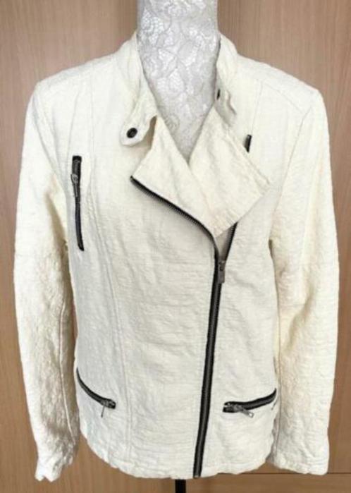 Maison Scotch biker jasje maat 3 38/40, Kleding | Dames, Jasjes, Kostuums en Pakken, Zo goed als nieuw, Jasje, Maat 38/40 (M)