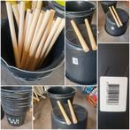 24 stokken/16 emmers Karwei/4 grote bouwemmers/trommelen, Ophalen of Verzenden, Gebruikt, Trommel