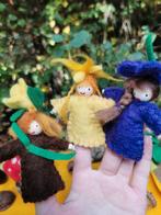 Vilt vinger poppetjes waldorf  antroposofisch  schattig, Hobby en Vrije tijd, Vilt, Ophalen of Verzenden, Nieuw, Figuurtje(s)