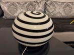 Grote ILU di Vetro glazen zebra vintage tafellamp, Huis en Inrichting, Lampen | Tafellampen, Ophalen of Verzenden, Zo goed als nieuw