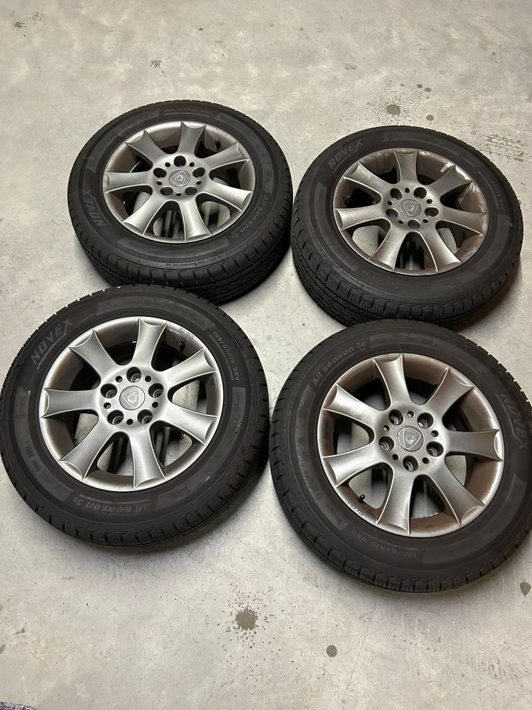 Velgenset op all season banden, Auto-onderdelen, Ophalen, 15 inch, Nieuw, All Season