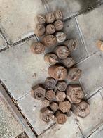 Partij oude gietijzeren gewichten, Antiek en Kunst, Curiosa en Brocante, Ophalen of Verzenden