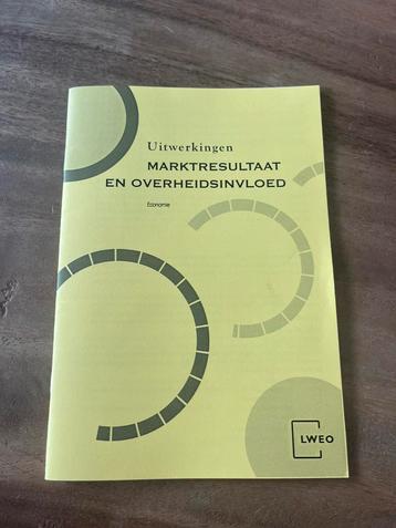 Marktresultaat en overheidsinvloed antwoordenboekje beschikbaar voor biedingen