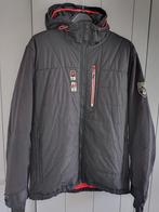 Falcon Ski Jas Heren Zwart/Rood - XL, Kleding | Heren, Wintersportkleding, Ophalen, Zo goed als nieuw, Maat 56/58 (XL), Falcon