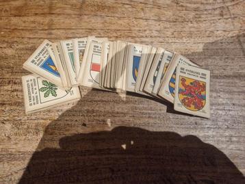 Postzegels met gemeente wapen uit Overijssel op papier. beschikbaar voor biedingen