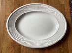 Edme Wedgwood schaal plat 35x27,5 cm, zonder stempel, Ophalen of Verzenden, Zo goed als nieuw, Porselein, Bord of Schaal