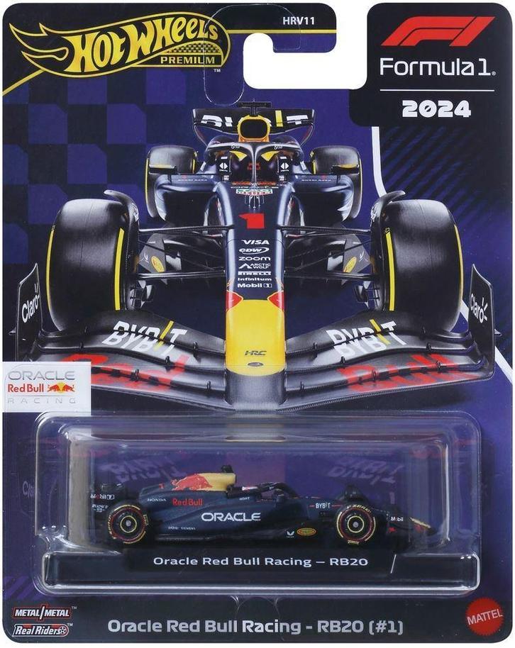 Hot Wheels Premium Oracle Red Bull - RB20 (#1) Verstappen, Kinderen en Baby's, Speelgoed | Speelgoedvoertuigen, Nieuw, Ophalen of Verzenden