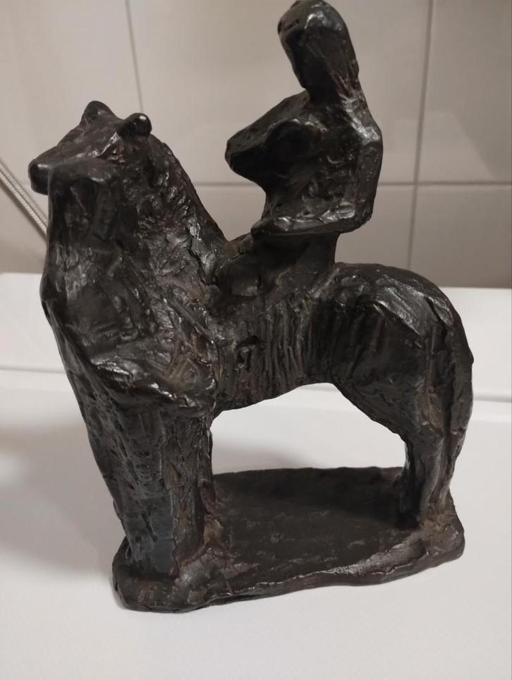 Mari Andriessen bronzen beeld Heilige St Elisabeth Thüringen, Antiek en Kunst, Antiek | Koper en Brons, Ophalen of Verzenden