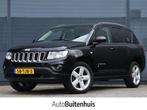 Jeep Compass 2.0 Limited |STOELVERW.|LEDER|NAVI|CLIMATE|CRUI, 450 kg, Huisgarantie, Met garantie (alle), Zwart