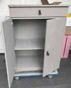 leuke grenen kast met krijtverf met lade en 2 deuren, Huis en Inrichting, Ophalen, Gebruikt, 1 of 2 laden, 100 tot 150 cm