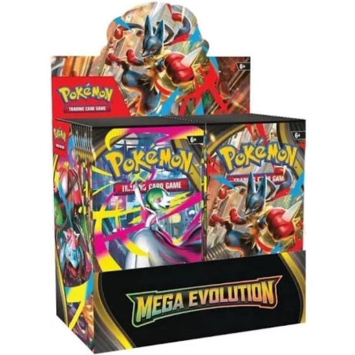 Pokémon Mega Evolution Booster Box (PRE-ORDER), Hobby en Vrije tijd, Verzamelkaartspellen | Pokémon, Nieuw, Boosterbox, Foil, Ophalen of Verzenden