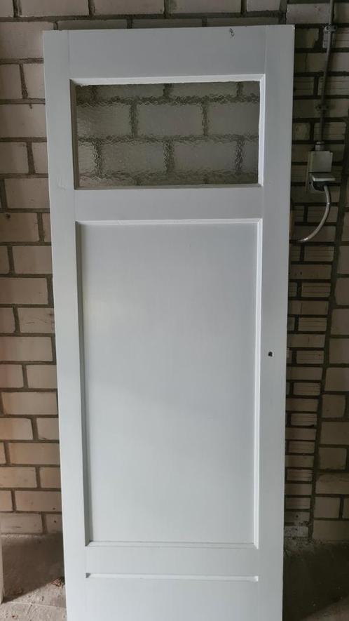 stompe deuren, Doe-het-zelf en Verbouw, Kozijnen en Schuifpuien, Gebruikt, Deurkozijn, Hout, 150 tot 225 cm, 75 tot 150 cm, Inclusief glas