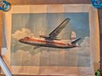 Poster Fokker F-27 Friendship Van Heusden, Verzamelen, Ophalen of Verzenden, Gebruikt, Kaart, Foto of Prent