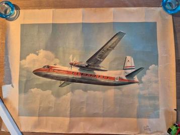 Poster Fokker F-27 Friendship Van Heusden beschikbaar voor biedingen