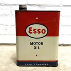 Esso Motor Oil olieblik, Verzenden, Gebruikt, Auto's