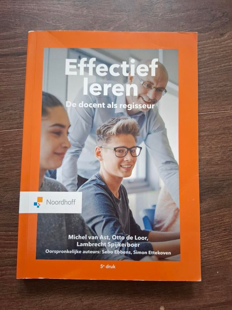 Effectief Leren - Michel van Ast, Boeken, Studieboeken en Cursussen, Gelezen, HBO, Ophalen of Verzenden