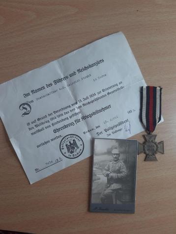 Ehrenkreuz für Kriegsteilnemer SET (Duitsland ww2) beschikbaar voor biedingen