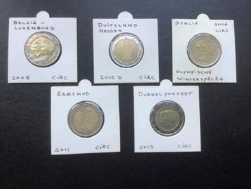 Diverse speciale 2 euro munten.