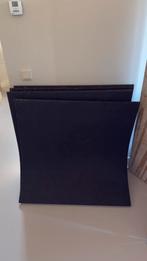 4 zwarte rubberen sportmatten 1m x 1m, Ophalen of Verzenden, Zo goed als nieuw, Overige typen