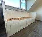 Ikea Hemnes Uitschuifbed / Bedbank, Ophalen, 90 cm, Tweepersoons, Hout