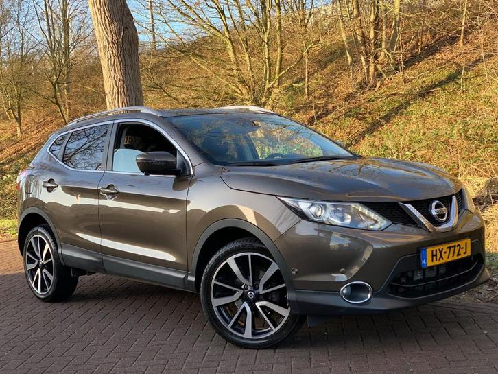 Nissan Qashqai 1.2 Tekna |LUXE!|PANO|CAMERA|LED|LEER|TREKH, Auto's, Nissan, Bedrijf, Te koop, Qashqai, 360° camera, ABS, Achteruitrijcamera