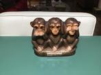 spaarpot. horen  / zien / zwijgen, Verzenden, Zo goed als nieuw, Steen, Aardewerk of Keramiek, Dier