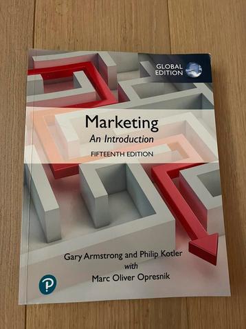 Marketing An Introduction 15th edition beschikbaar voor biedingen