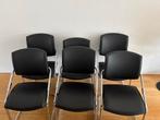 6 eetkamerstoelen van Now! by Hülsta, Ophalen, Zwart, Zo goed als nieuw, Metaal