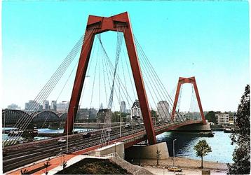 914079 Rotterdam Willemsbrug Gelopen met postzegel beschikbaar voor biedingen