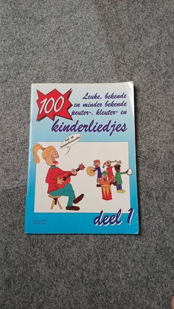 Gitaarboek - 100 Kinderliedjes Deel 1, Ophalen of Verzenden