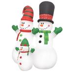 Opblaasbare sneeuwman sneeuwpop 240cm 4 LED's GRATIS BEZORGD, Nieuw, Verzenden