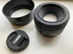 Canon EF 50mm f/1.8 STM met zonnekap, Ophalen, Gebruikt, Standaardlens