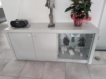 Dressoir Grijs MDF - 161cm breed beschikbaar voor biedingen