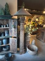 Oude pilaar vloerlamp, Ophalen