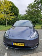Tesla Model Y 2021 Grijs, Auto's, Automaat, Origineel Nederlands, Elektrisch, Vierwielaandrijving