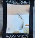 Paul Wunderlich - Galerie Hüsstege / Poster 79,3 x 71,8 cm., Gebruikt, Ophalen of Verzenden