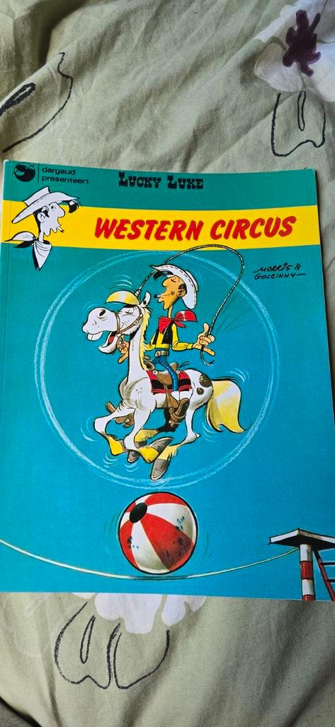 Lucky Luke - Western Circus (1970), Boeken, Stripboeken, Gelezen, Eén stripboek, Ophalen of Verzenden