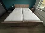 Bed 180x220, Huis en Inrichting, Slaapkamer | Bedden, Ophalen, Tweepersoons, Zo goed als nieuw, 180 cm