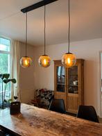 Eettafel lamp, Huis en Inrichting, Lampen | Hanglampen, Ophalen, Gebruikt, Glas, 75 cm of meer