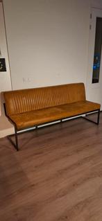 Cognackleurige Eetbank - Opknapper, Ophalen, Gebruikt, 125 cm of meer, 50 tot 75 cm