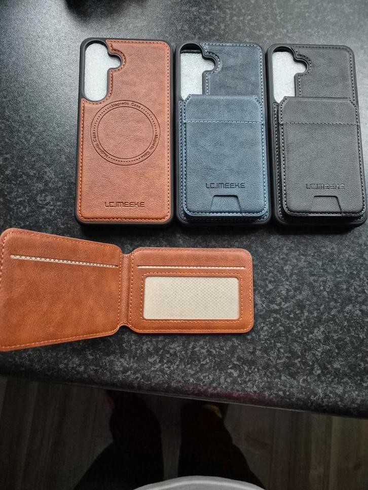 Hoesje plus pas mapje voor Samsung S24+, Telecommunicatie, Mobiele telefoons | Hoesjes en Frontjes | Samsung, Nieuw, Ophalen of Verzenden