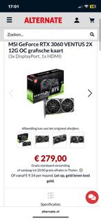 MSI RTX 3060 12GB VRAM OC, Ophalen, Zo goed als nieuw, GDDR6, PCI-Express 4