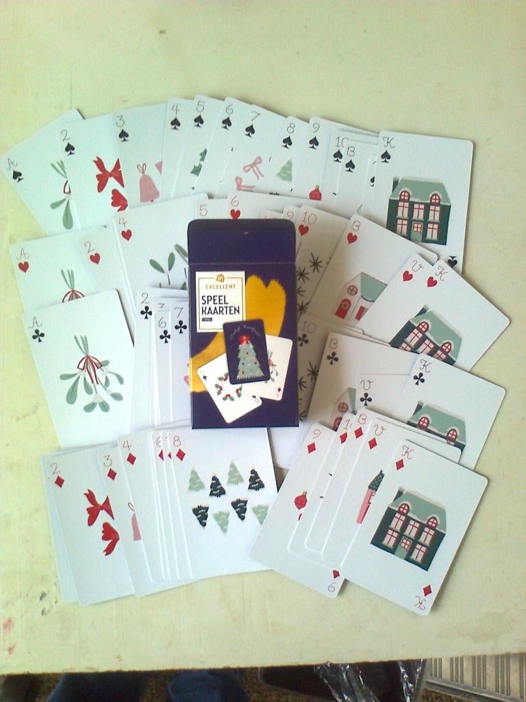 Kerst kaart spel nieuw geen jokers d, Ophalen of Verzenden, Nieuw, Joker(s)